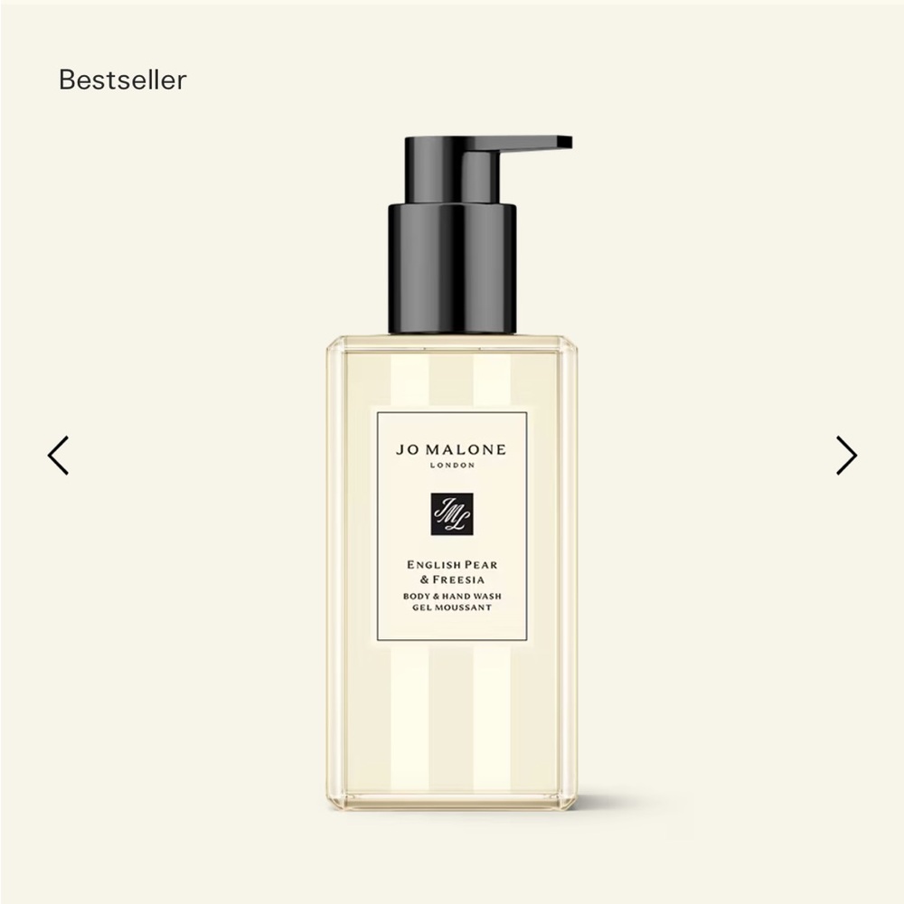 NEW Jo Malone English Pear & Freesia Wash with Black Pump